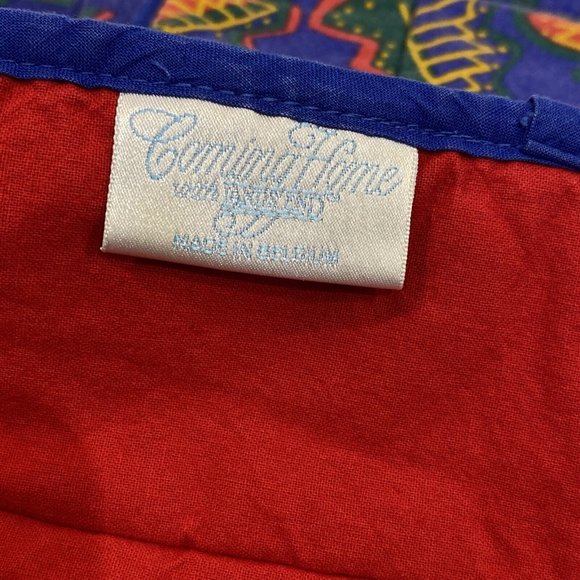 VTG Coming Home with Lands End 15x12 Placemats Christmas Tree Set of 4 - Picture 3 of 9